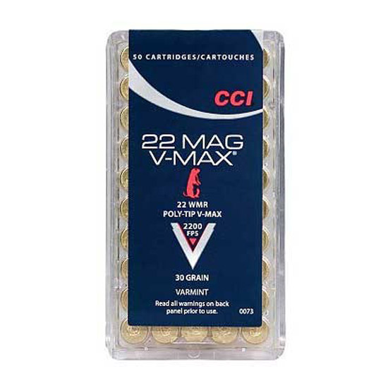 CCI 22MAG 30GR V-MAX 50/40 - Ammunition